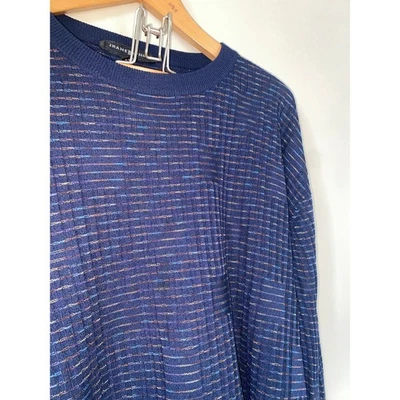 Suéter Jhane Barnes Para Hombres Seda Colorido Talla XXL Sutil 3D Foto 1 de 4