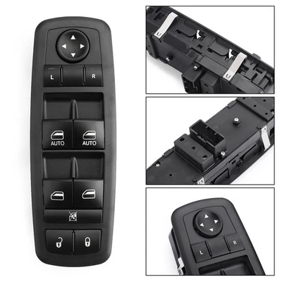 Power Window Switch Front Left Side Black 68030823AE For GRAND CHEROKEE 11-13 Foto 1 de 4