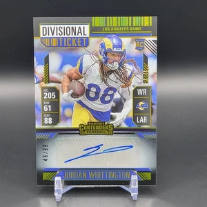 2024 Panini Contenders Jordan Whittington Rookie Ticket Auto Divisional /99 Rams - Picture 1 of 2