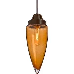 Besa Lighting 1JT-SULUAM-BR Sulu 1 Light Bronze Pendant Ceiling Light - Picture 1 of 1