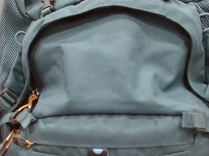 UsedVeryGood - Osprey Womens Renn 50 Backpack,Cascade Blue/Melon Orange,One Size - Picture 1 of 5