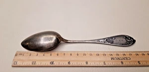 Cucchiaio da dessert in argento con il monogramma di A.P.Marked 84-875.... - Foto 1 di 14