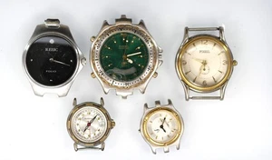 Relic Fossil Watch Men Women Gold Silver Stainless St WR Quartz NON-WORKING-25 - Picture 1 of 5