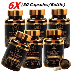 6X Best Naturals Black Garlic Powder Capsules Dietary Supplement Wellness Health - Picture 1 of 5