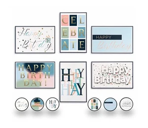 Happy Birthday Cards - 48 assortment Birthday Cards with Envelopes and Sticke... - Picture 1 of 9