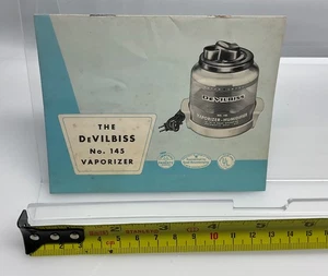 Vintage The DeVilbiss n. Libretto istruzioni funzionamento vaporizzatore 145 - Foto 1 di 3
