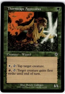 MTG Thornscape Apprentice Invasion Common #215 - Picture 1 of 2