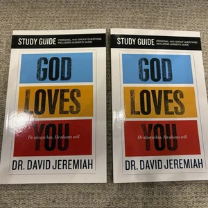 God Loves You: He Always Has-He Always Will Study Guide Lot David Jeremiah Book - Picture 1 of 11