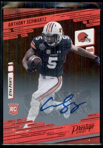 2021 Panini Prestige Xtra Points Signatures Anthony Schwartz RC Auto Cleveland - Picture 1 of 2