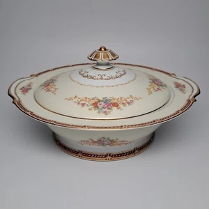 Vintage Noritake China Alberta 6501 Round Covered Vegetable Bowl w/ Lid Japan - Picture 1 of 16
