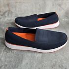 SWIMS Men's Blue Penny Loafer Mesh Washable Rubber Water Boat Shoes Size US 11