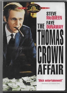The THOMAS CROWN AFFAIR Brand New Factory Sealed DVD - 1968 Film - 2005 McQueen - Imagen 1 de 2