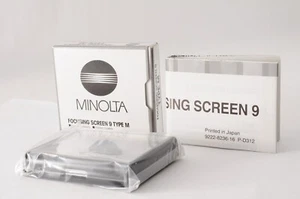 Minolta Focusing Screen 9 Type M w/Box From Japan - Picture 1 of 14