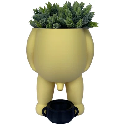 Jarrón divertido orinar, maceta, suculento, decoración del hogar, jarrón de plantas, jardín, 9" pulgadas Foto 1 de 4