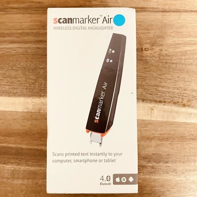 Scanmarker Air Pen Scanner, Reading Pen, Digital Highlighter Scanning Pen, Blue - Image 1 of 4