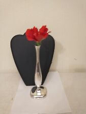 Eugen Ferner EPNS Single Flower/ bud Vase 1959  8 5/8"tall