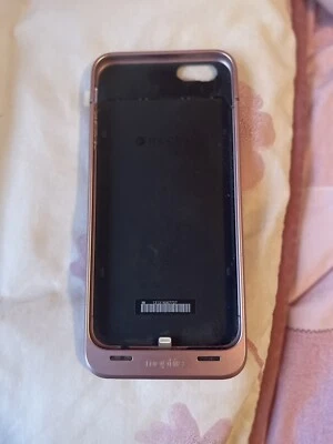 Capa de carga de bateria mophie para iPhone 6s e Plus 6s ouro rosa - Imagem 1 de 2