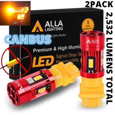 LED CANBUS 3157 3156 intermitente bombilla intermitente señal de giro frontal, Plug&Play sin resistencia Foto 1 de 4