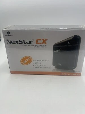 Vantec NexStar CX SATA to USB 2.0 External 3.5 Hard Drive Enclosure NST-300S2-BK - Image 1 of 4