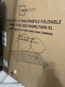 Twin XL  foldable steel  Bed Frame - Picture 1 of 4