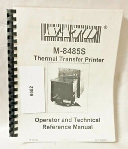 Sato	Operator Technical Reference Manual Thermal Transfer Printer M-8485S #9682 - Picture 1 of 9
