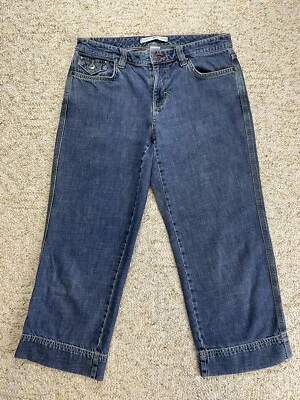 Pantalones de mezclilla capri de tiro medio para mujer Tommy Hilfiger talla 4 (33x24) Foto 1 de 4