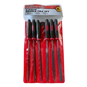 Hyper Tough Needle File Set 6 Assorted Files - Picture 1 of 8