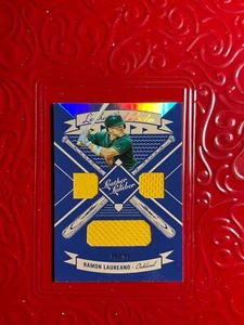 2019 Leather & Lumber and Triple Relics Silver /99 Ramon Laureano Rookie RC - Picture 1 of 2