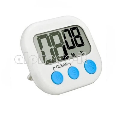 New Large LCD Digital Timer Kitchen Cooking Count-Down Up Loud Alarm Magnetic - Bild 1 von 4