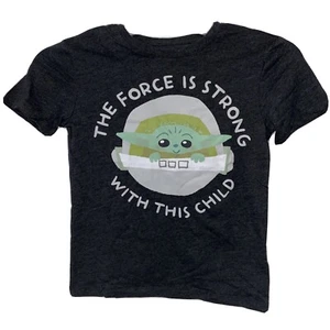 Camiseta Top Star Wars Manga Corta Mediana 7/8 NUEVA The Force Yoda Child A36 - Imagen 1 de 10