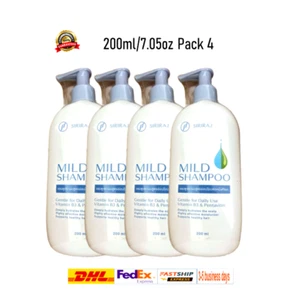 Mild Shampoo Siriraj Gentle Formula Hair & Sensitive Scalp care 200ml x 4 Pcs - Picture 1 of 11
