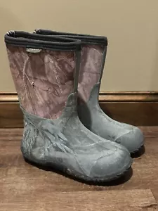 NICE PAIR OF MOSSY OAK BOGS WATERPROOF BOOTS-YOUTH SIZE 4 Camo - Picture 1 of 4