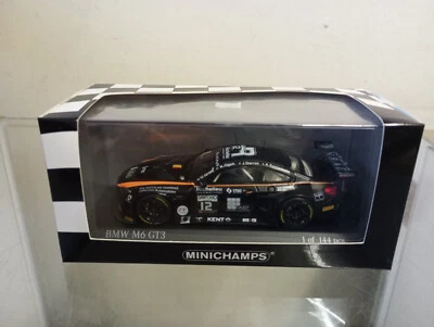 MINICHAMPS - BMW M6 GT3 #12 SPA 24H 2016 - 1/43 SCALE MODEL CAR 437 162612 SEAN - Image 1 of 4