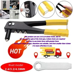 Pop Rivet Gun for professional use. 9.5" Hand Riveter Gun for Pop Riveting - Picture 1 of 13