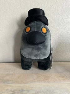 12” NEW NWT Among Us Toikido Plush Crew Mate Plague Doctor Crow with Top Hat - Picture 1 of 5