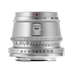 TTArtisans 35mm F1.4 APS-C Lens for Sony E mount a5000 a5500 a6000 a6300 Silver - Picture 1 of 11