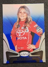 2018 Panini Certified Racing Nicole Behar Blue #/99