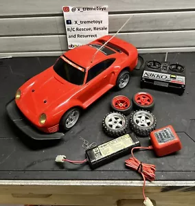 Very Rare Vintage Nikko RED Porsche 959 Pre Production Manufacture Sale Sample - Picture 1 of 9