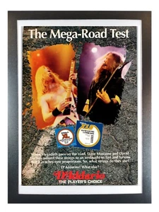 Dave Mustaine Megadeth Dave Ellefson - Anuncio de revista de guitarra original enmarcado 1994 - Imagen 1 de 7