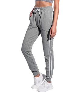 SPECIALMAGIC Women's Jogger Pants Athletic 2-Stripe Drawstring Sweatpants, M - Picture 1 of 6