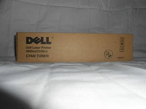 Dell Laserprinter 3000CN / 3100CN - Cyan Cartridge Toner *ORIGINAL* - Afbeelding 1 van 1