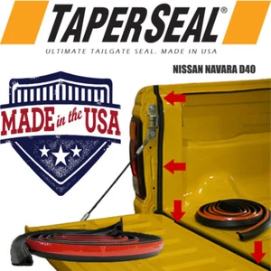 TAILGATE SEAL KIT FOR NISSAN NAVARA D40 RUBBER DUST TAIL GATE MADE IN USA - Picture 1 of 5