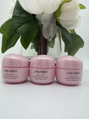 3 Shiseido White Lucent Brightening Gel Cream Travel Size 15ml / 0.53oz Each - Image 1 of 3
