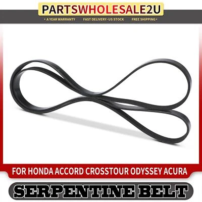 84.06 in Serpentine Belt for Honda Accord Crosstour Odyssey Pilot Acura MDX RL - Image 1 of 4