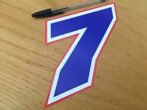 Ryan Vickers Race Number 7 - 2020 (grande) - vendedor del Reino Unido - Imagen 1 de 1
