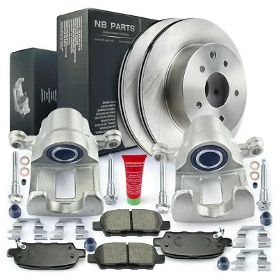 Bremssättel Bremsscheiben Satz 292mm Bremsbeläge hinten für Nissan X-Trail T30 - Bild 1 von 4