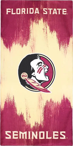 College Covers Everything Comfy Florida State Seminoles Beach Towel, 30" x 60" Cover