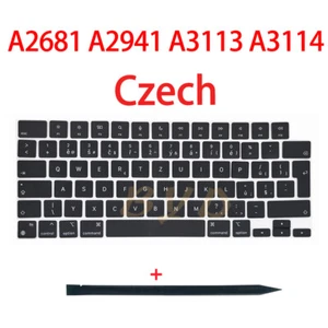 New Czech Keycap Black Color For MacBook Air Retina 13" A2681 M2 2022 Year - Picture 1 of 4