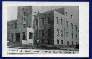 Grantsville West Virginia wv County Court House real photo postcard RPPC - Picture 1 of 2