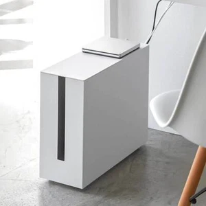 Yamazaki Kabelbox weiß Rollen Kabelorganizer Kabelaufbewahrung 15x35x40cm - Bild 1 von 9